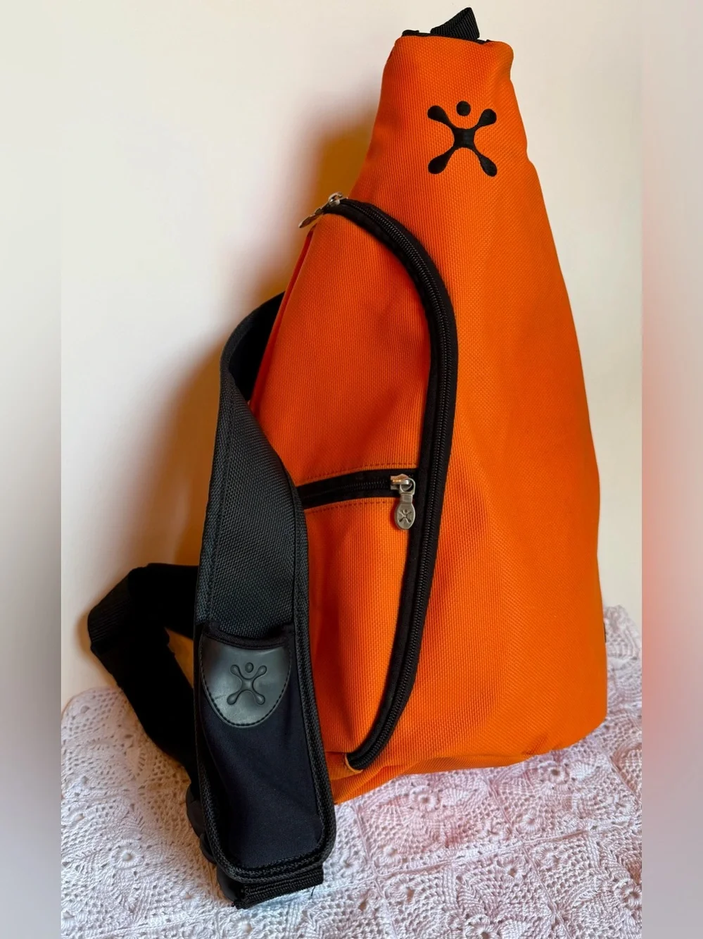 Vintage Cingular Wireless Body Glove Orange Sling Crossbody Bag Y2K Rare